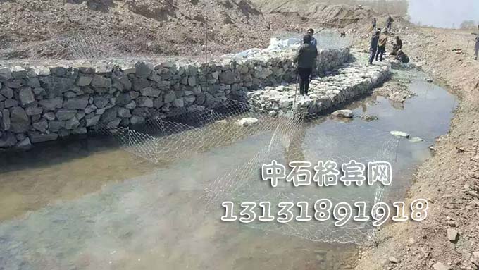 河道護岸鉛絲石籠